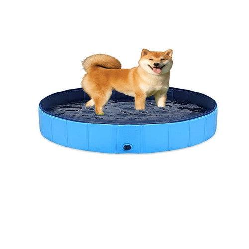160 x 30 cm Portable Dog Kiddie Swimming Pool , PVC Foldable Non-Slip Bathtub for Small to Large Dogs Pets (Red) - Toytexx 160 x 30 cm Portable Dog Kiddie Swimming Pool , PVC Foldable Non-Slip Bathtub for Small to Large Dogs Pets (Red) - Toytexx